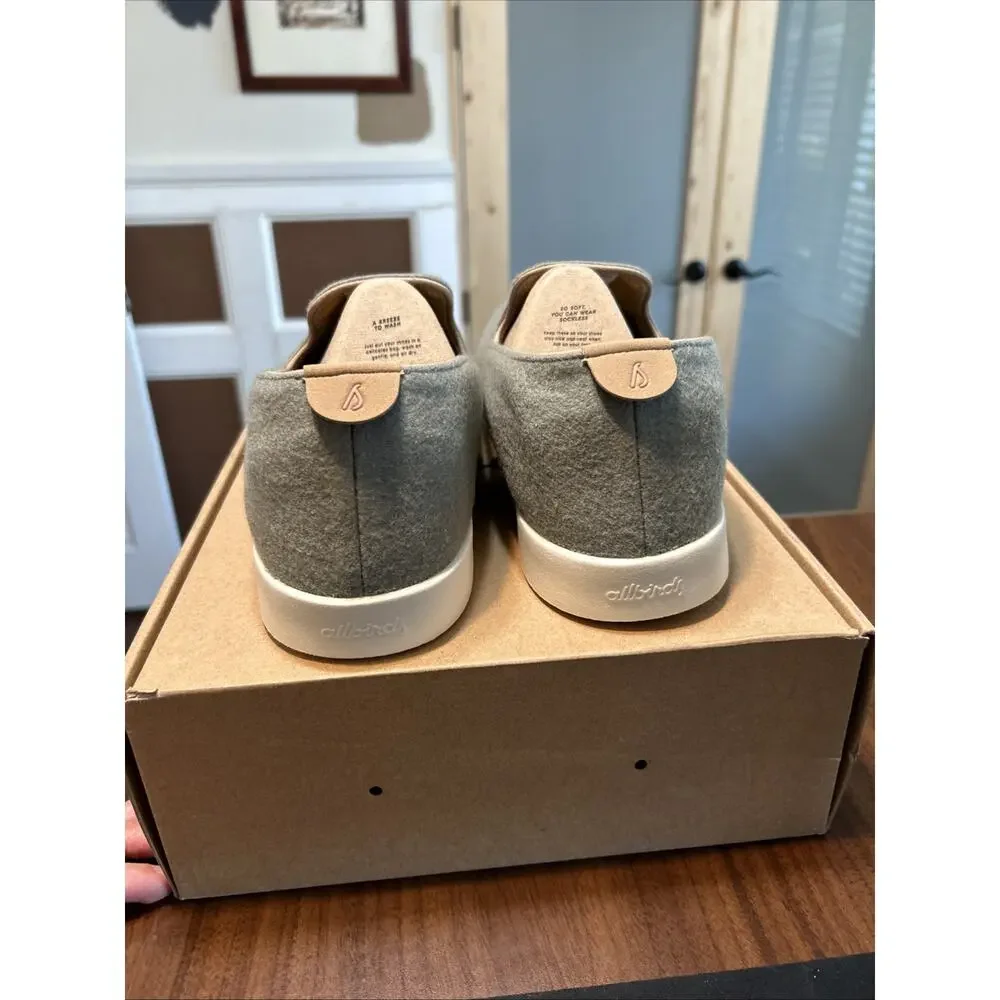 New ALLBIRDS Wool Lounger Hazy Pine Shoes Slip On Green Mens Size 14